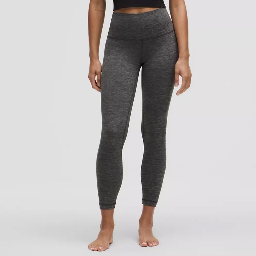Lululemon Heathered Grey 25in Legging